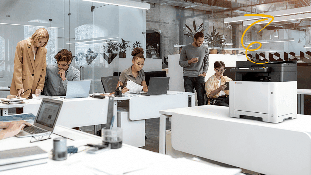 Kyocera Drucker in einem Büro