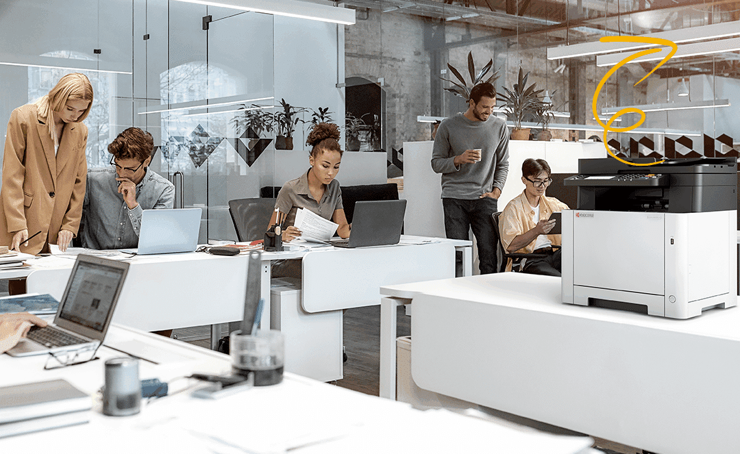 Ob Büro, Homeoffice oder Coworking-Space: Einfach und sicher mobil drucken
